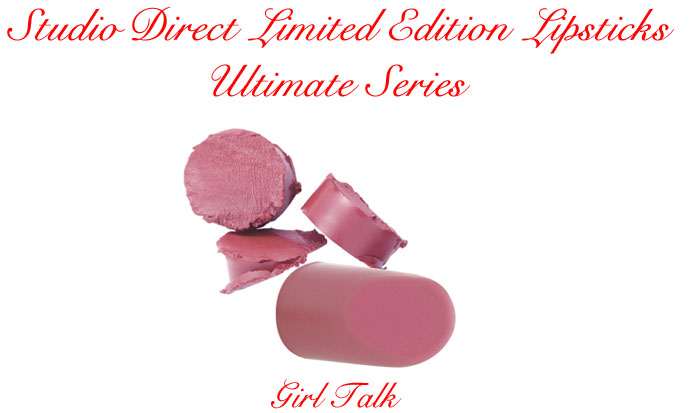 Studio Direct Limited Edition Lipstick Color Selection Chart